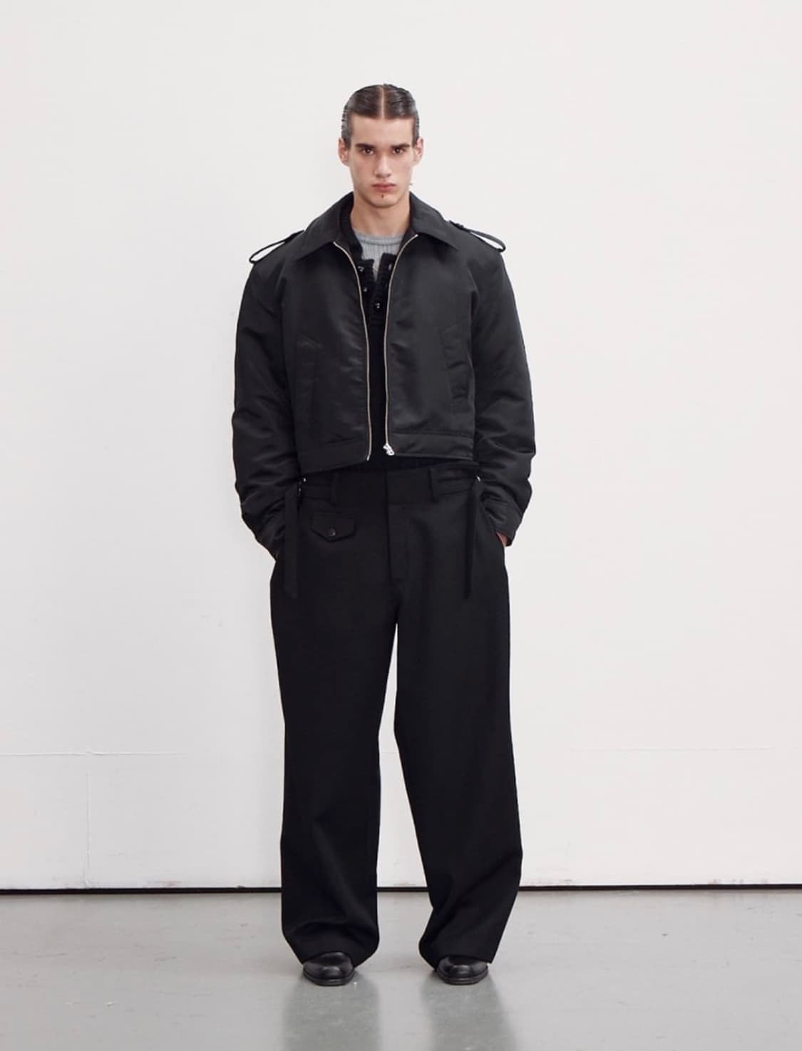 [L] 렉토 나일론 견장 봄버 상품이미지1