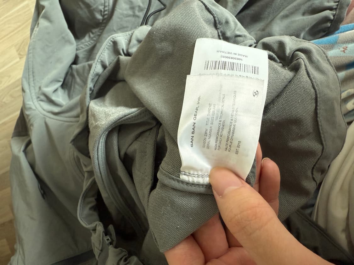 산산기어 인슐레이션자켓 그레이 2사이즈 상품이미지6