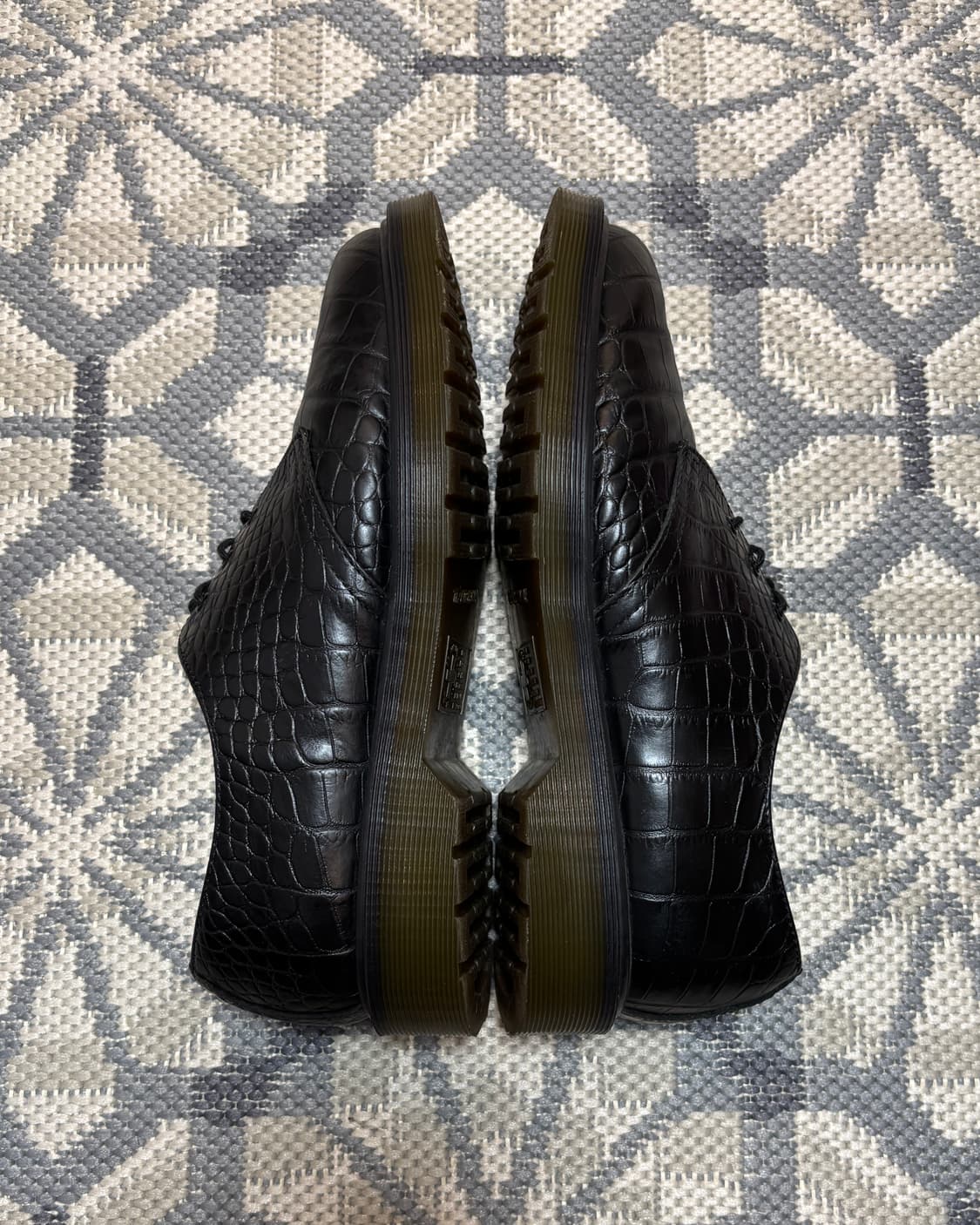 (270) 닥터마틴 10078 3홀 크로커다일 블랙 상품이미지6