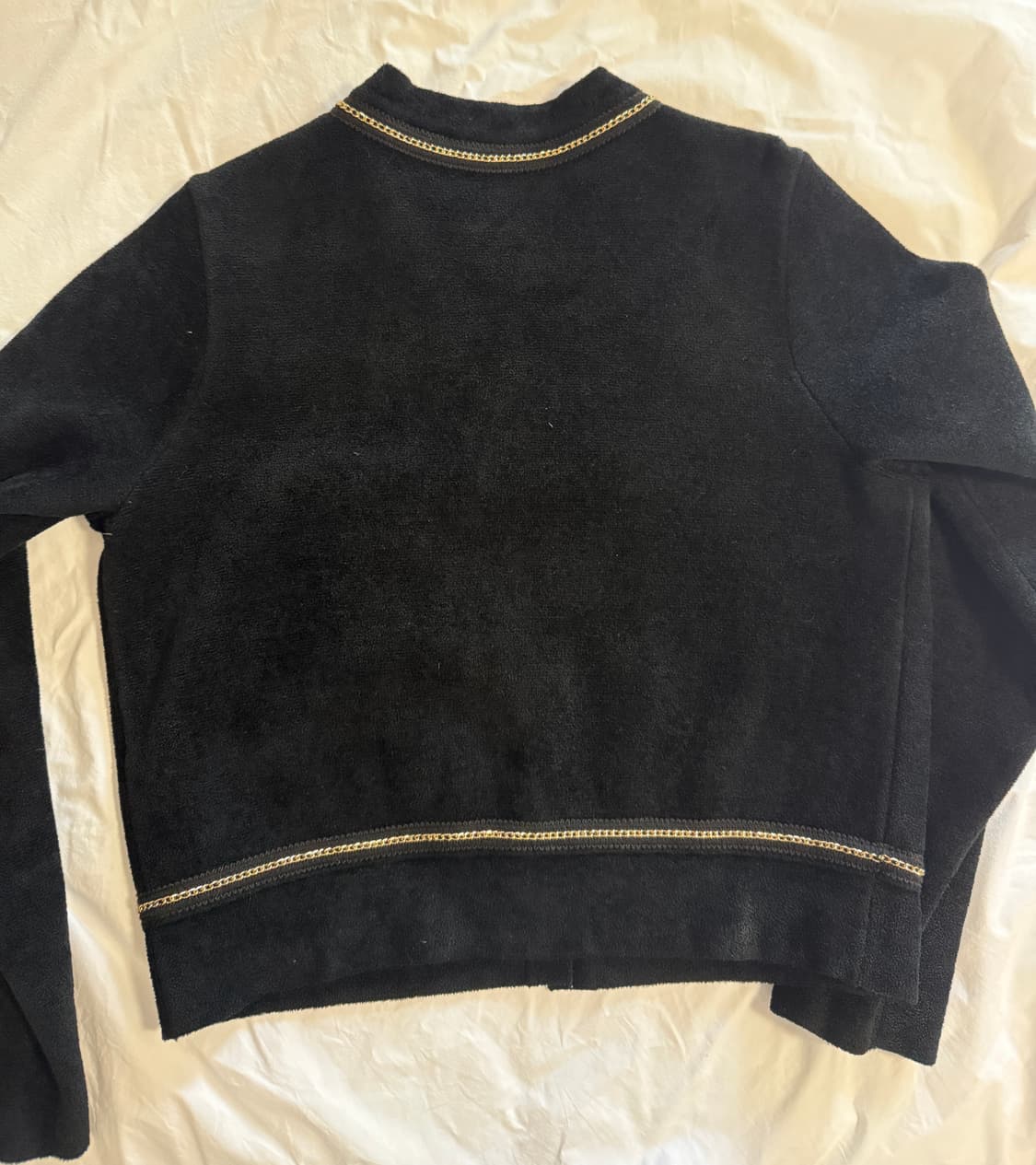 산드로 테리가디건 금장+블랙 상품이미지6