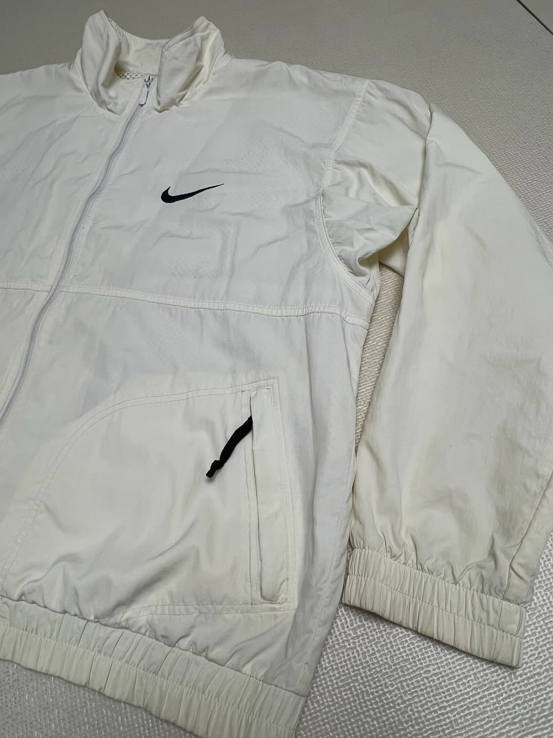 90s 빈티지 올드스쿨 나이키 USA빅로고 윈드브레이커 트랙점퍼 L 상품이미지3