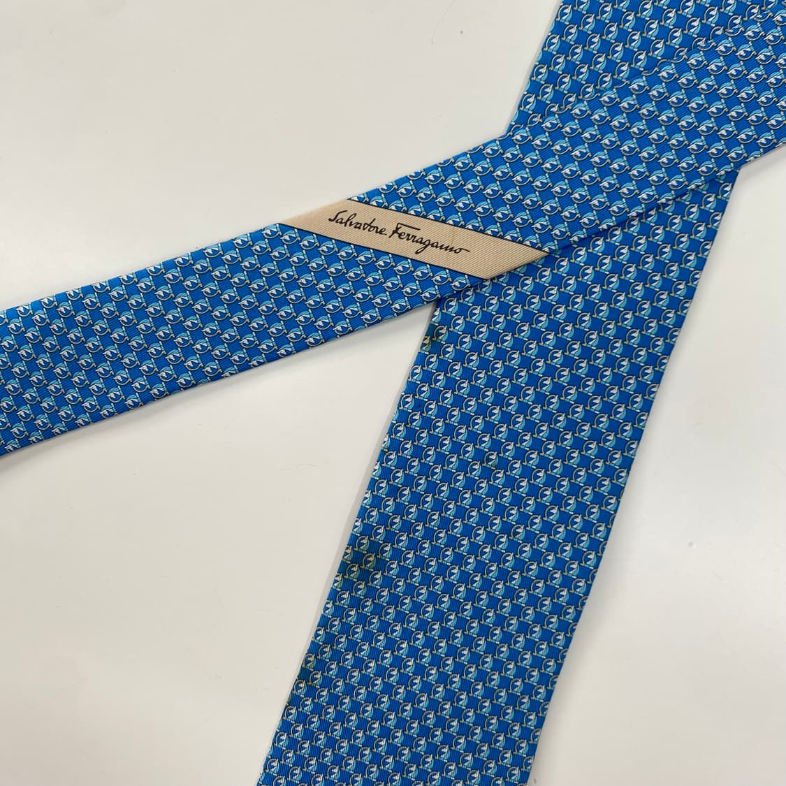 신형 페레가모(Ferragamo) 넥타이 정품명품7.8cm 상품이미지5