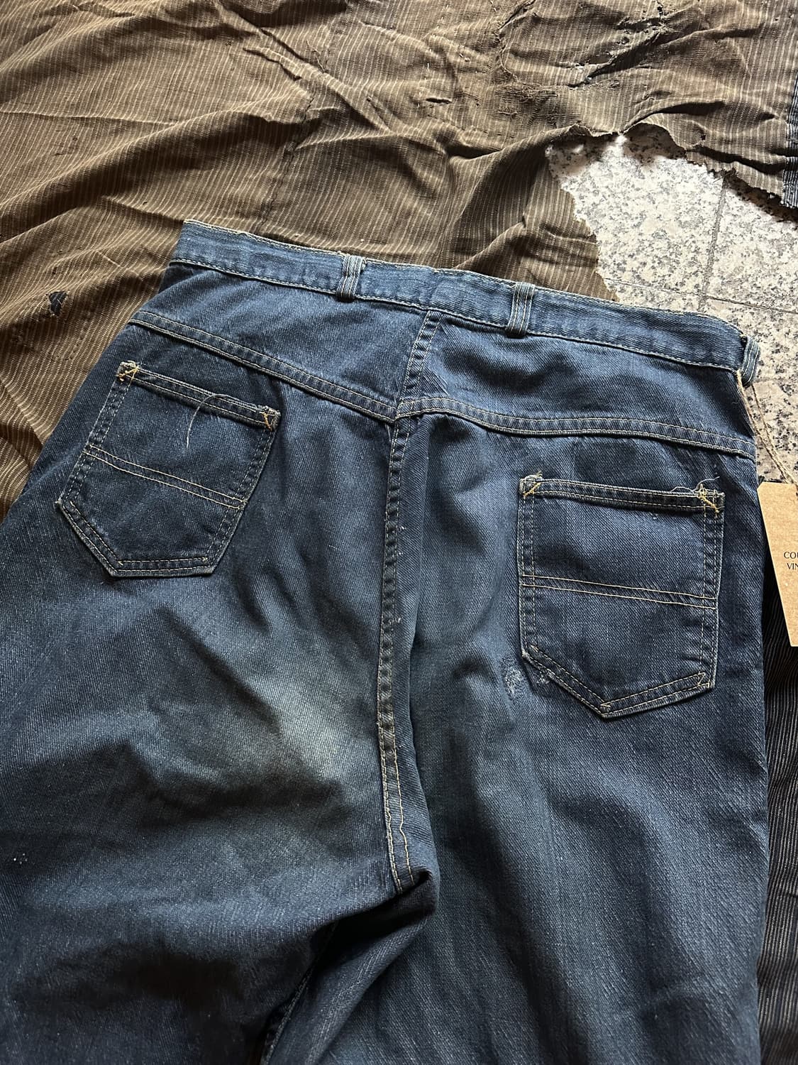50s Vintage Capenter Denim Work Pants 상품이미지8