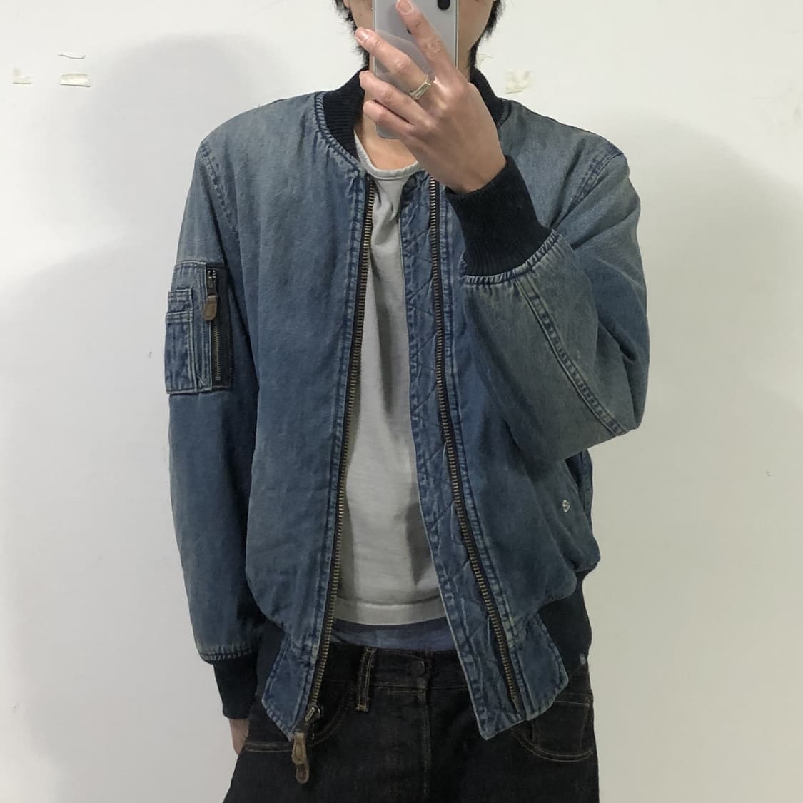 존불 데님 봄버자켓  상품이미지3