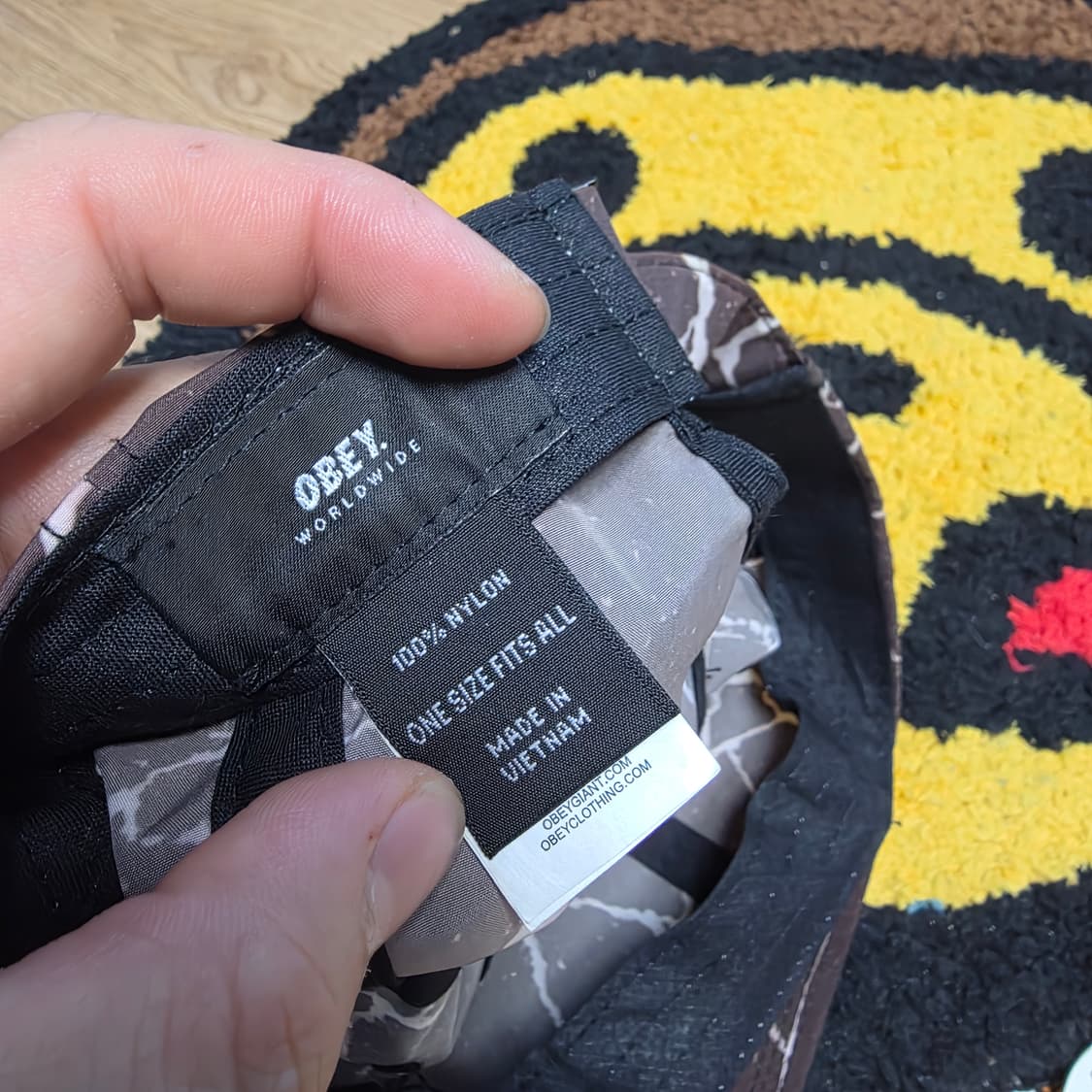 OBEY Cracked 6-Panel Strapback Cap 상품이미지2