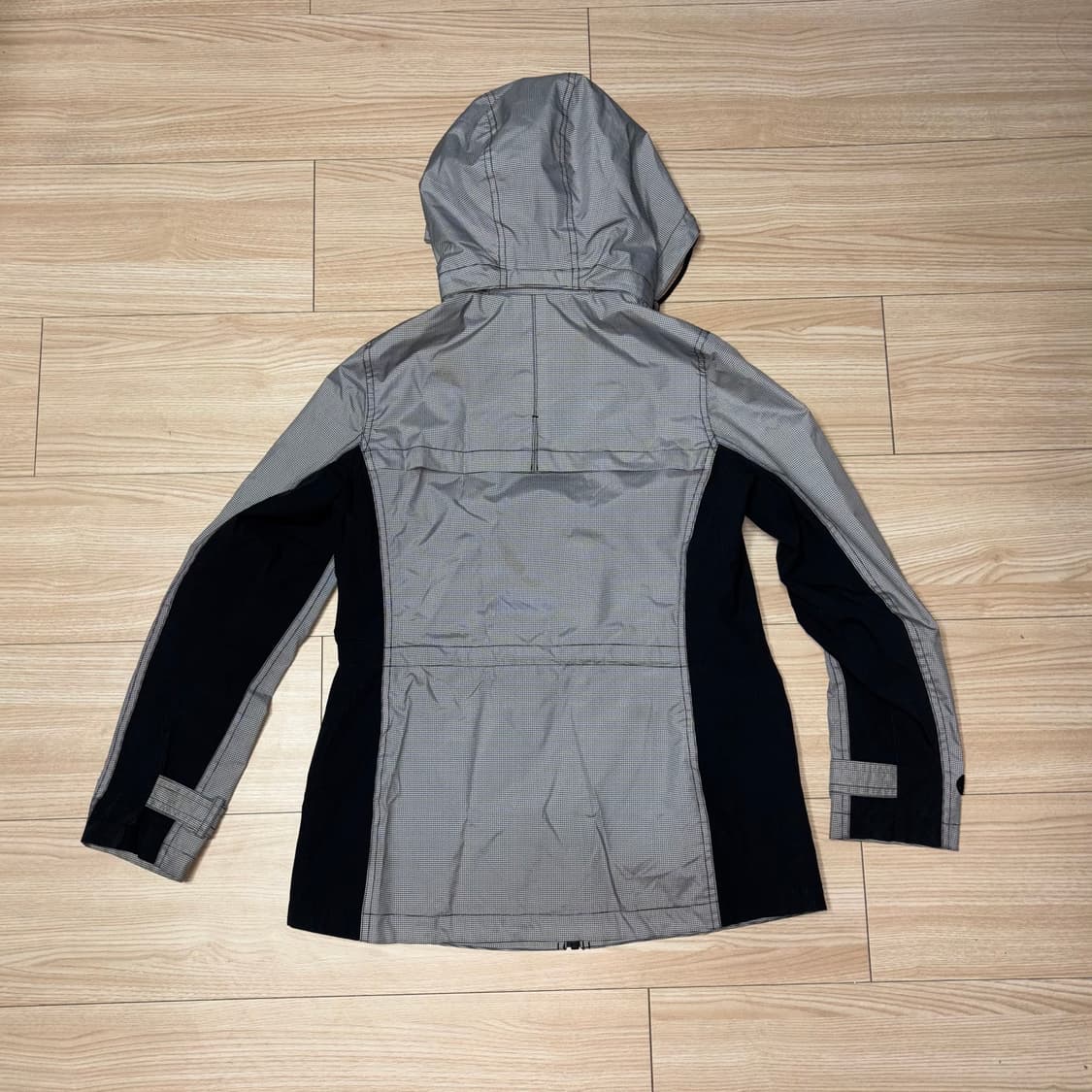 센터폴 여성 체크 바람막이 상품이미지2