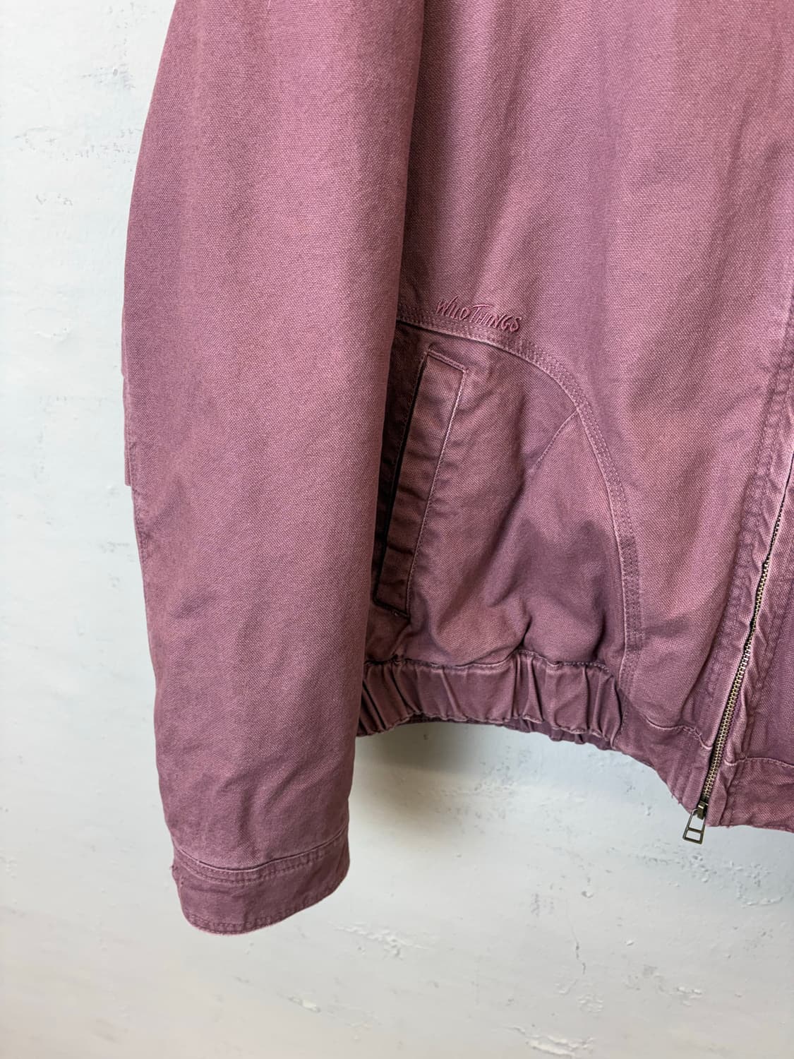 와일드띵스 빈티지 워크자켓 플럼 상품이미지6