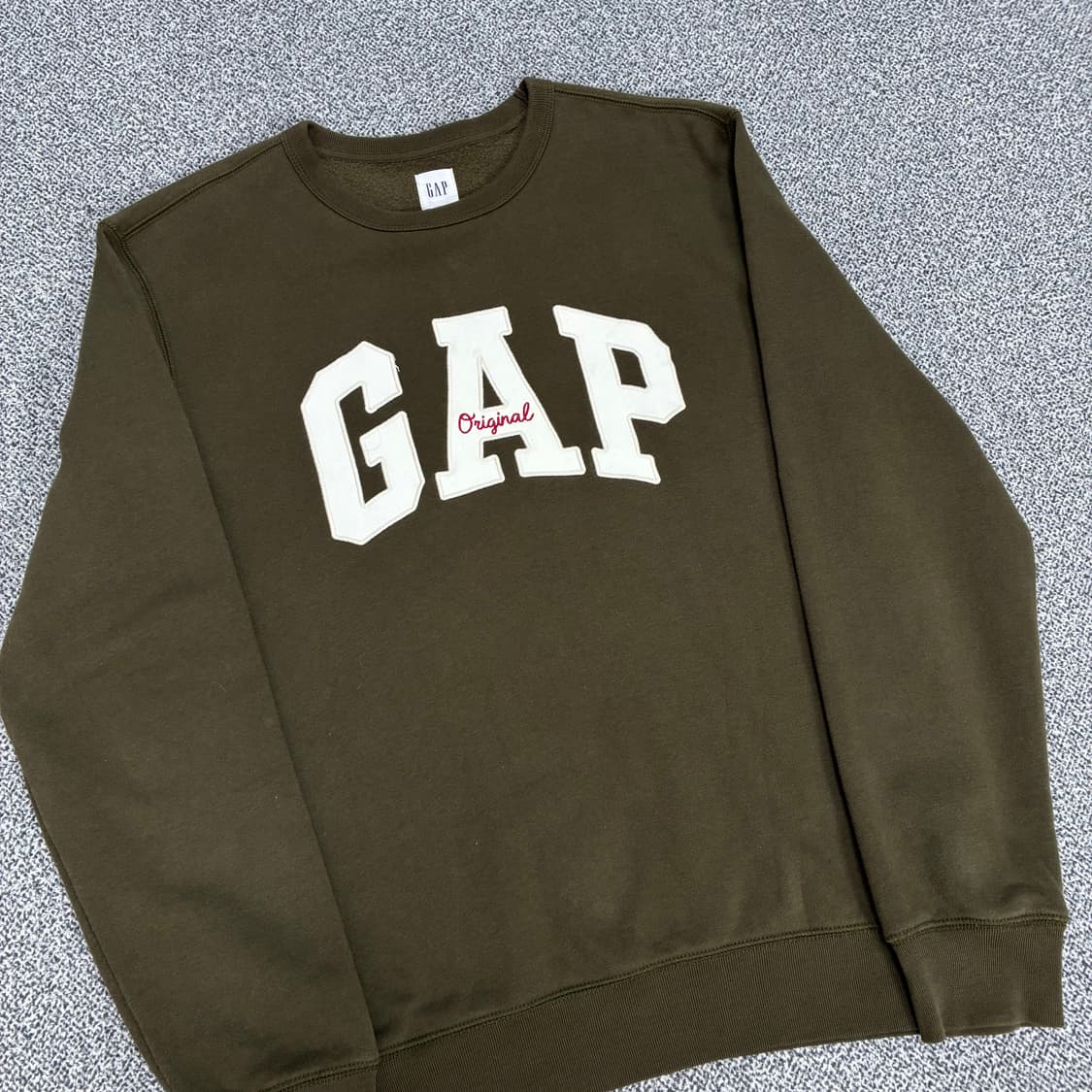 <갭 GAP 빈티지 카키 맨투맨> No.1556 상품이미지6