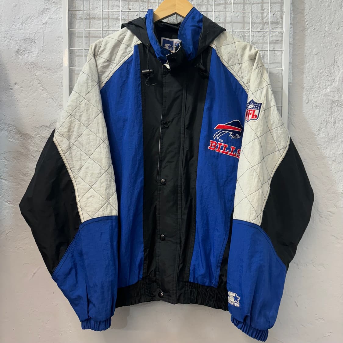 스타터 X NFL 90s 올드스쿨 버팔로 빌스 바람막이 L 상품이미지2
