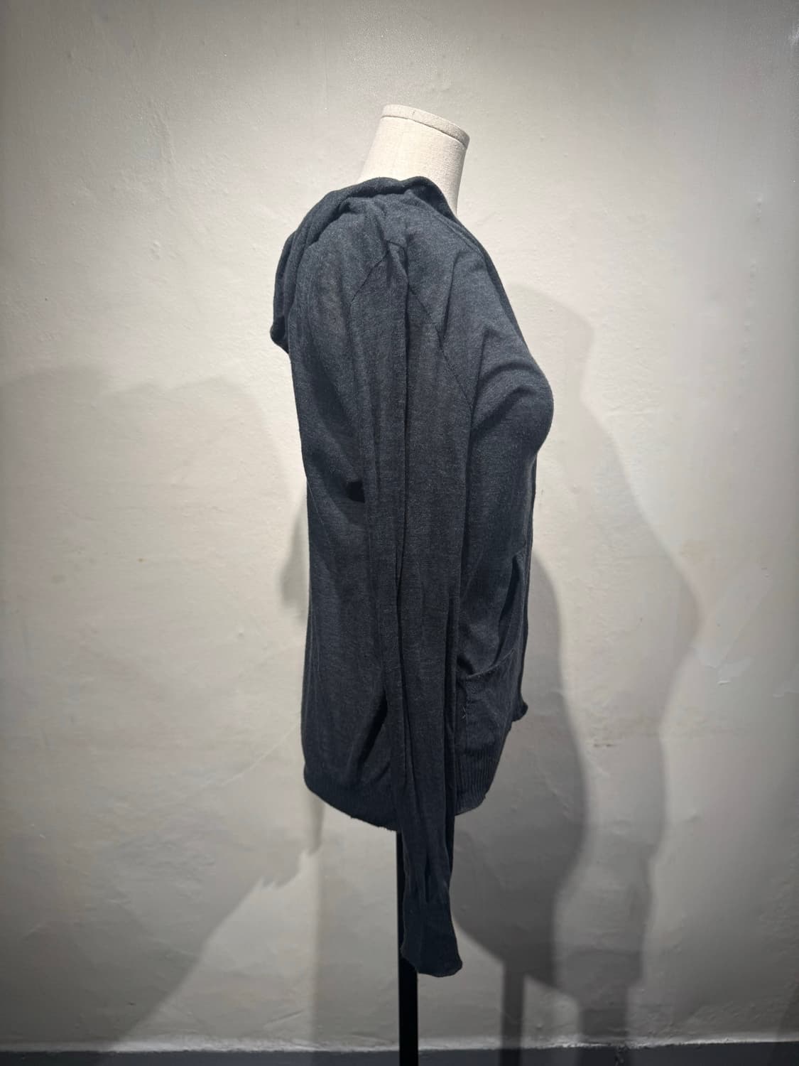 00s mode y2k gray hood zip-up   상품이미지2