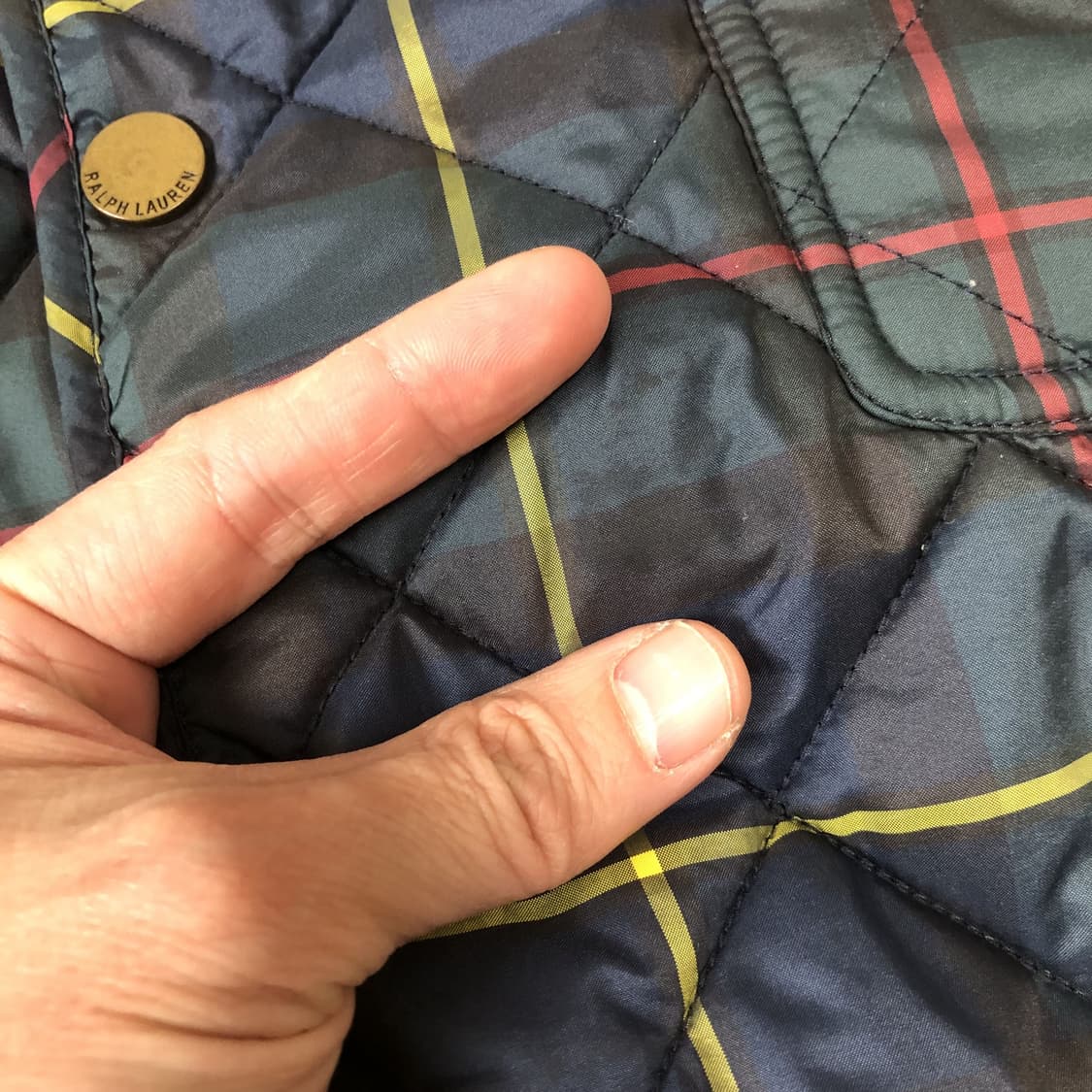 (6세) 폴로 랄프로렌 POLO 키즈 타탄 체크 롱 퀼팅 자켓 네이비 상품이미지9