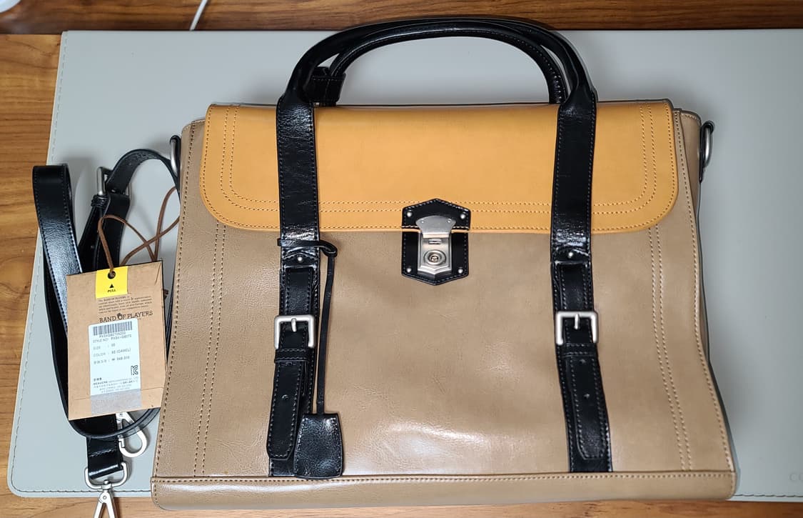 [새상품/택포함] 윌슨 레더 천연가죽 서류가방​/( 덤으로 가방 +1) 상품이미지10