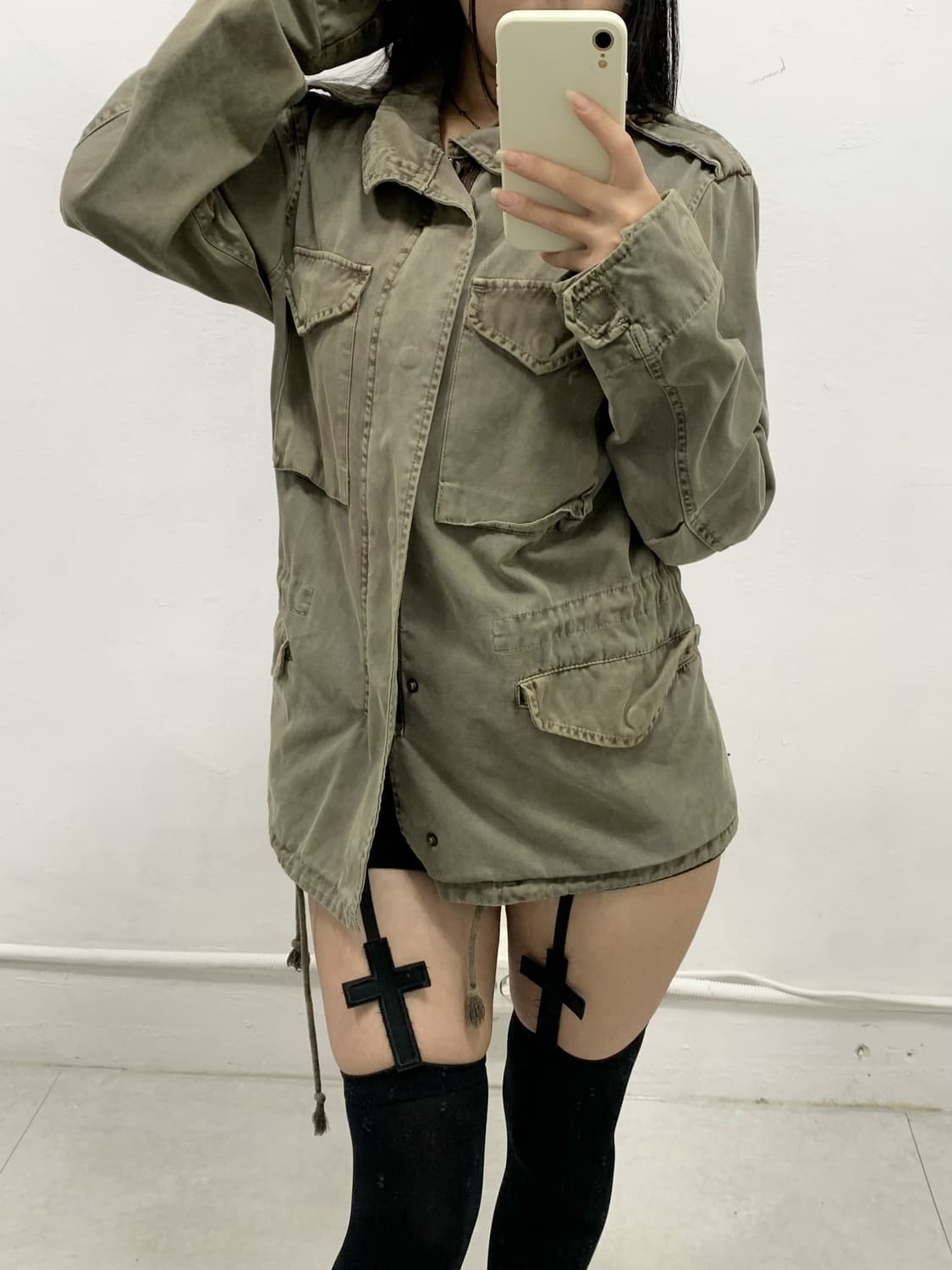 [CORISCO] 코리스코 y2k 밀리터리 야상 자켓 상품이미지3