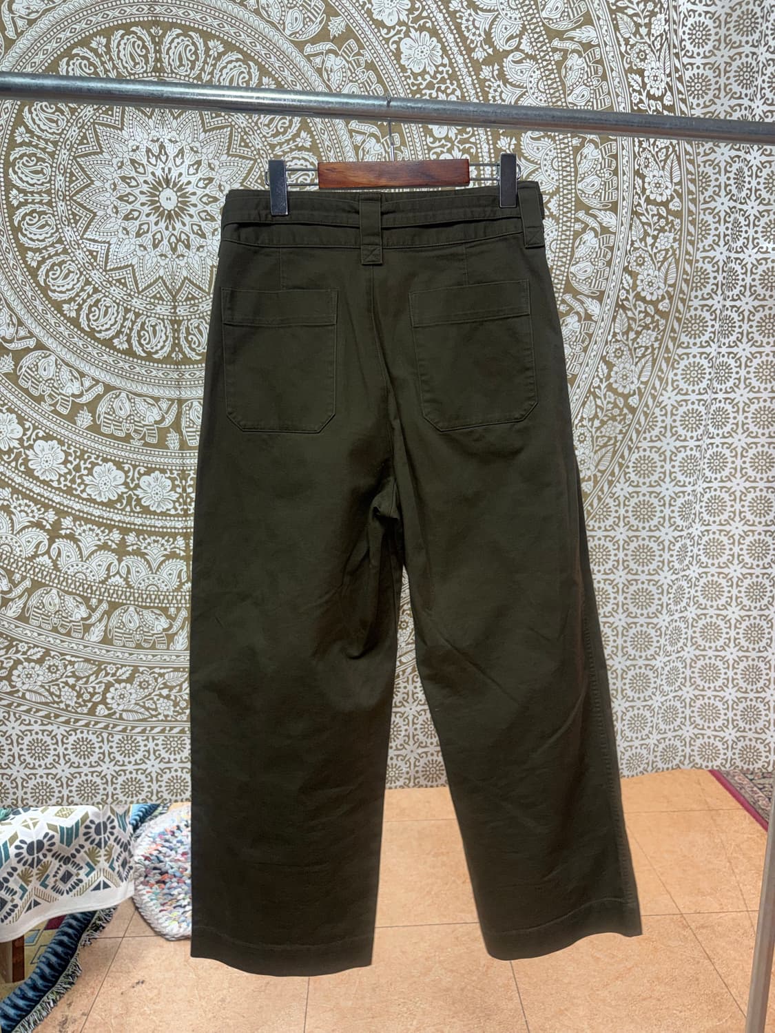 유니클로U 투턱 코튼팬츠  상품이미지5