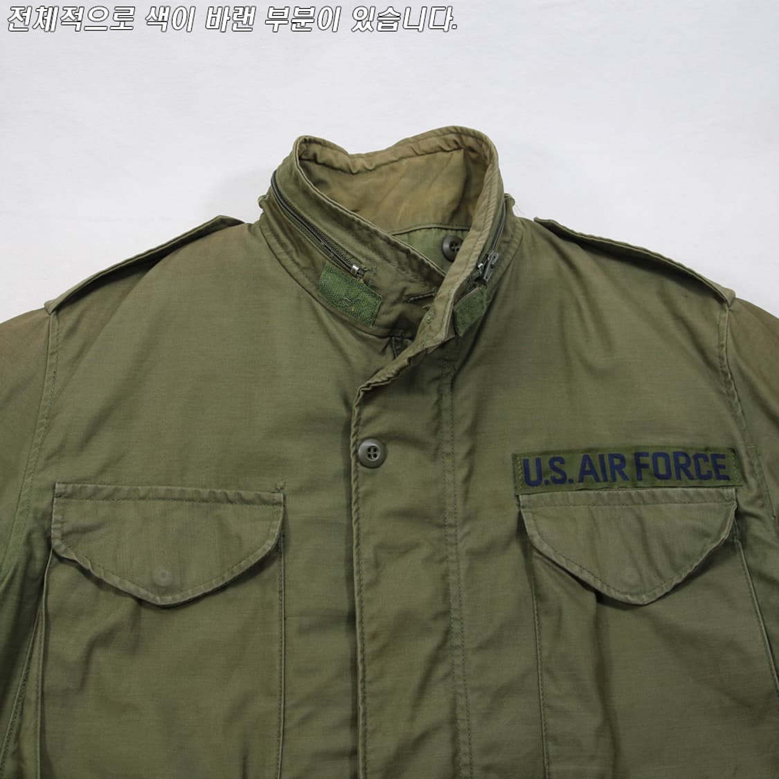 (착용컷) U.S.ARMY M-65 필드 자켓 (남성용 100) 상품이미지4