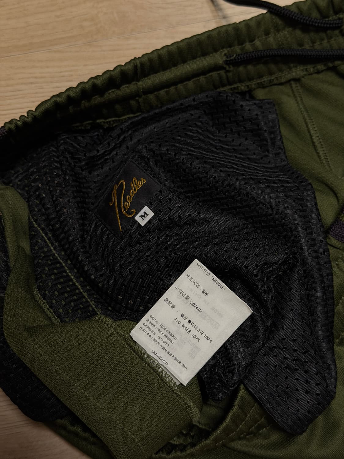 니들스 트랙팬츠 카키 M 상품이미지2