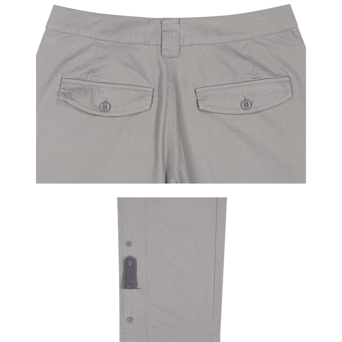 [2] 코이세이오 워시드 버튼 탭 팬츠 그레이 상품이미지4