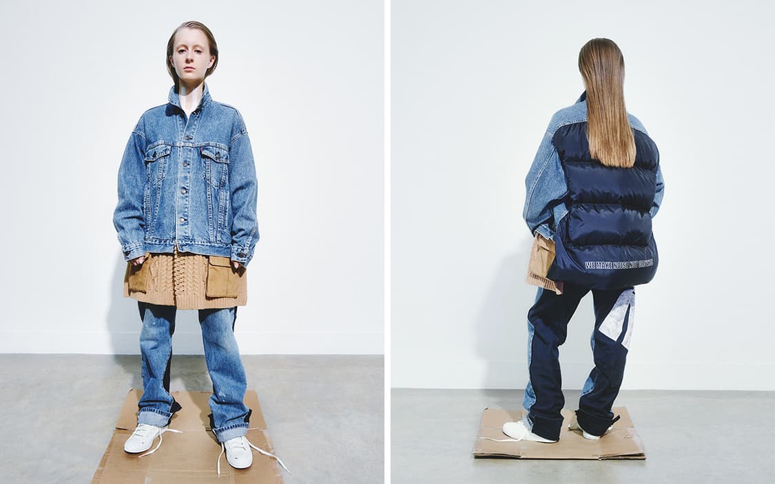 언더커버 리바이스 패딩 자켓 상품이미지2