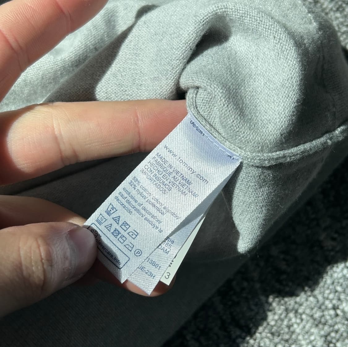 타미힐피거 오프숄더 그레이 니트 상품이미지7