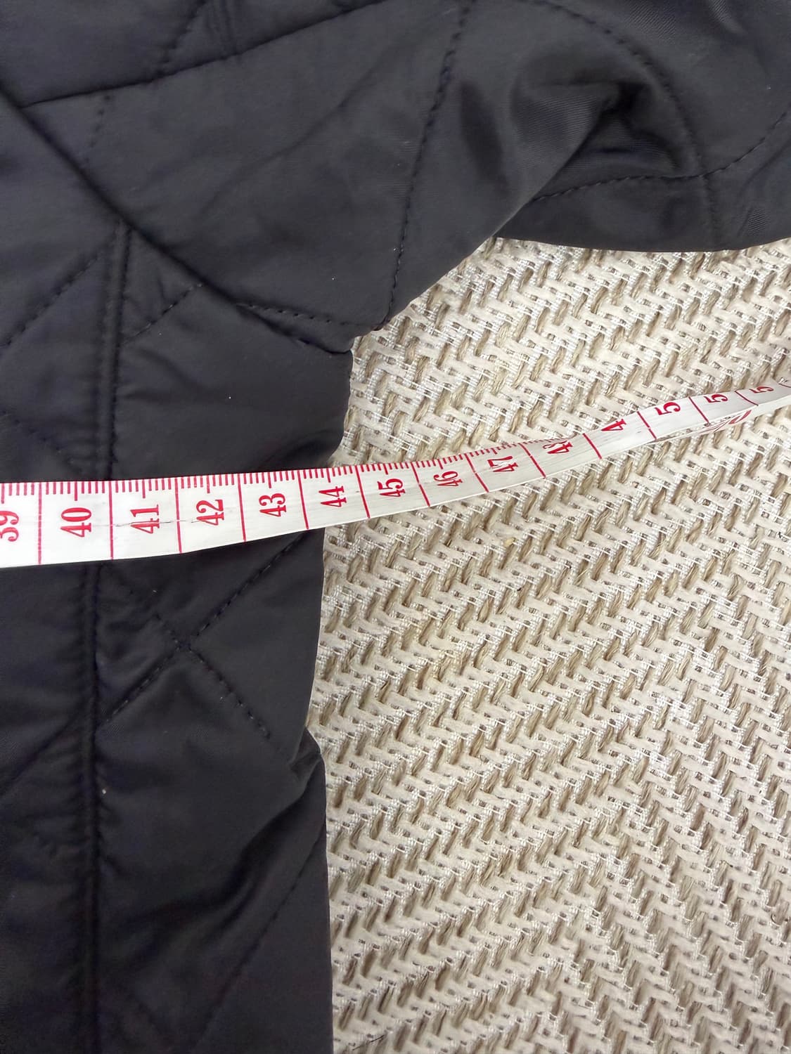 정품) 바버 주니어 블랙 후리스안감 퀼팅자켓 M 상품이미지9