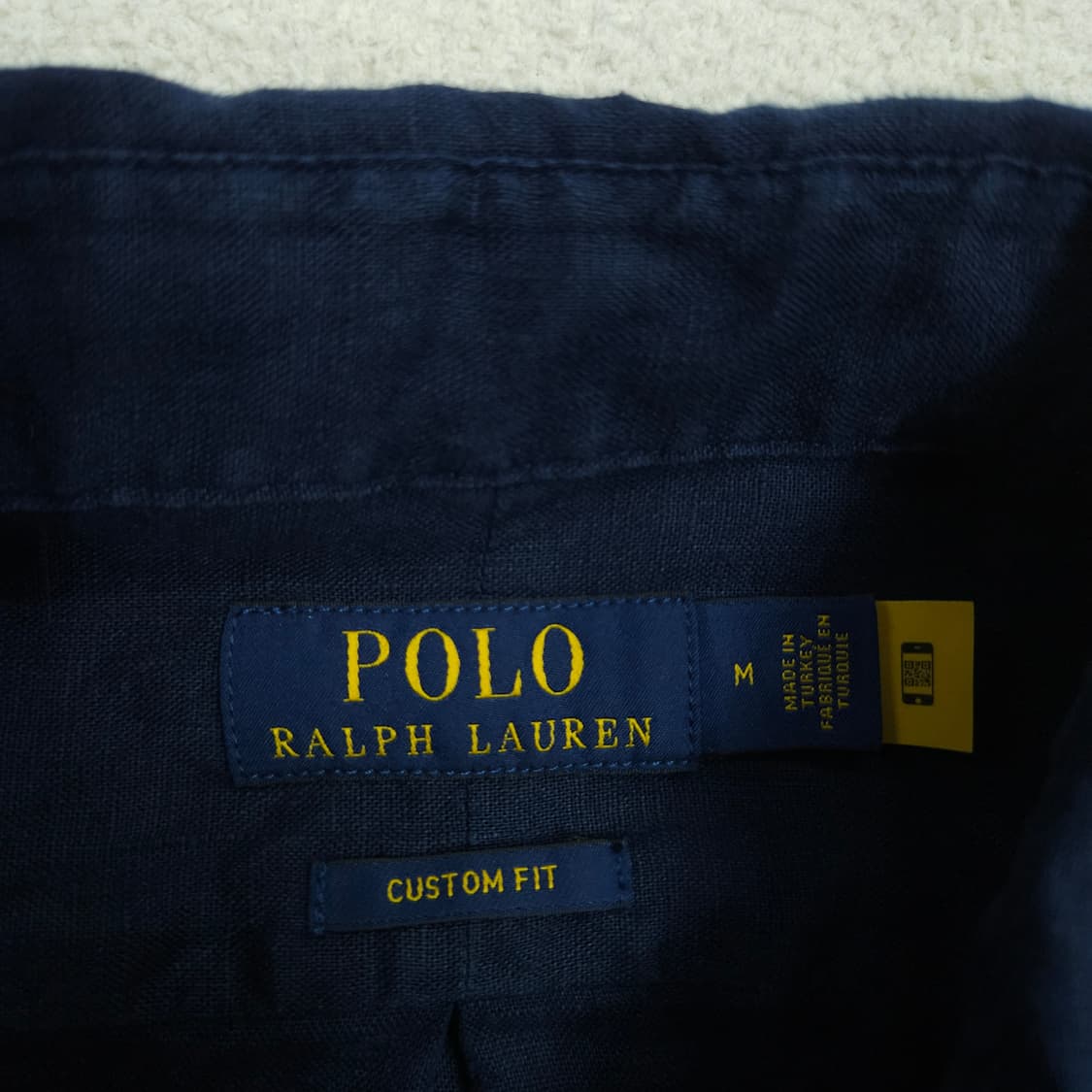 폴로 랄프 로렌 신형 QR 린넨 셔츠 M 상품이미지6