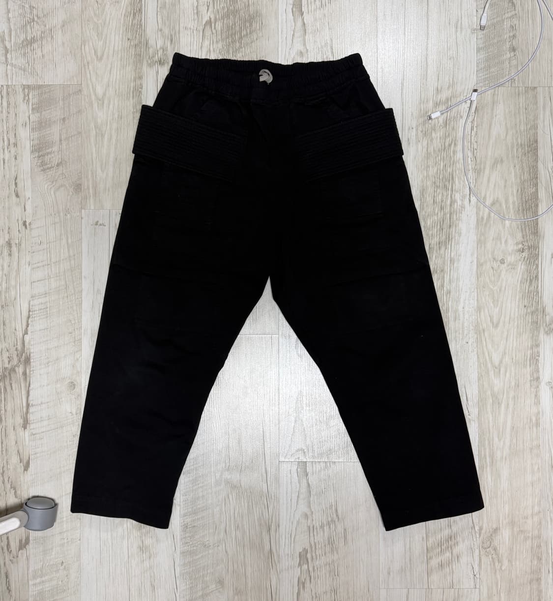 [M]릭오웬스 크롭태권도 팬츠 상품이미지1