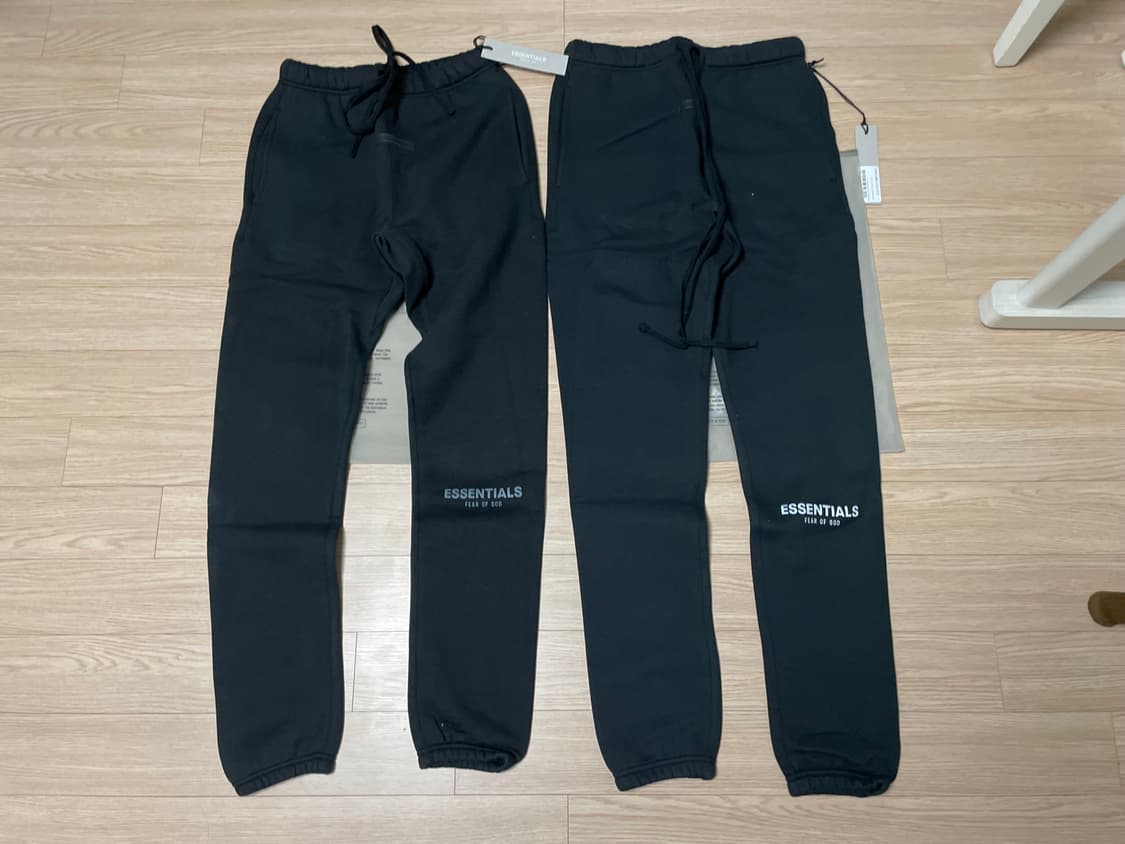 [XXS] 피어오브갓 에센셜 스웻팬츠 블랙 상품이미지2
