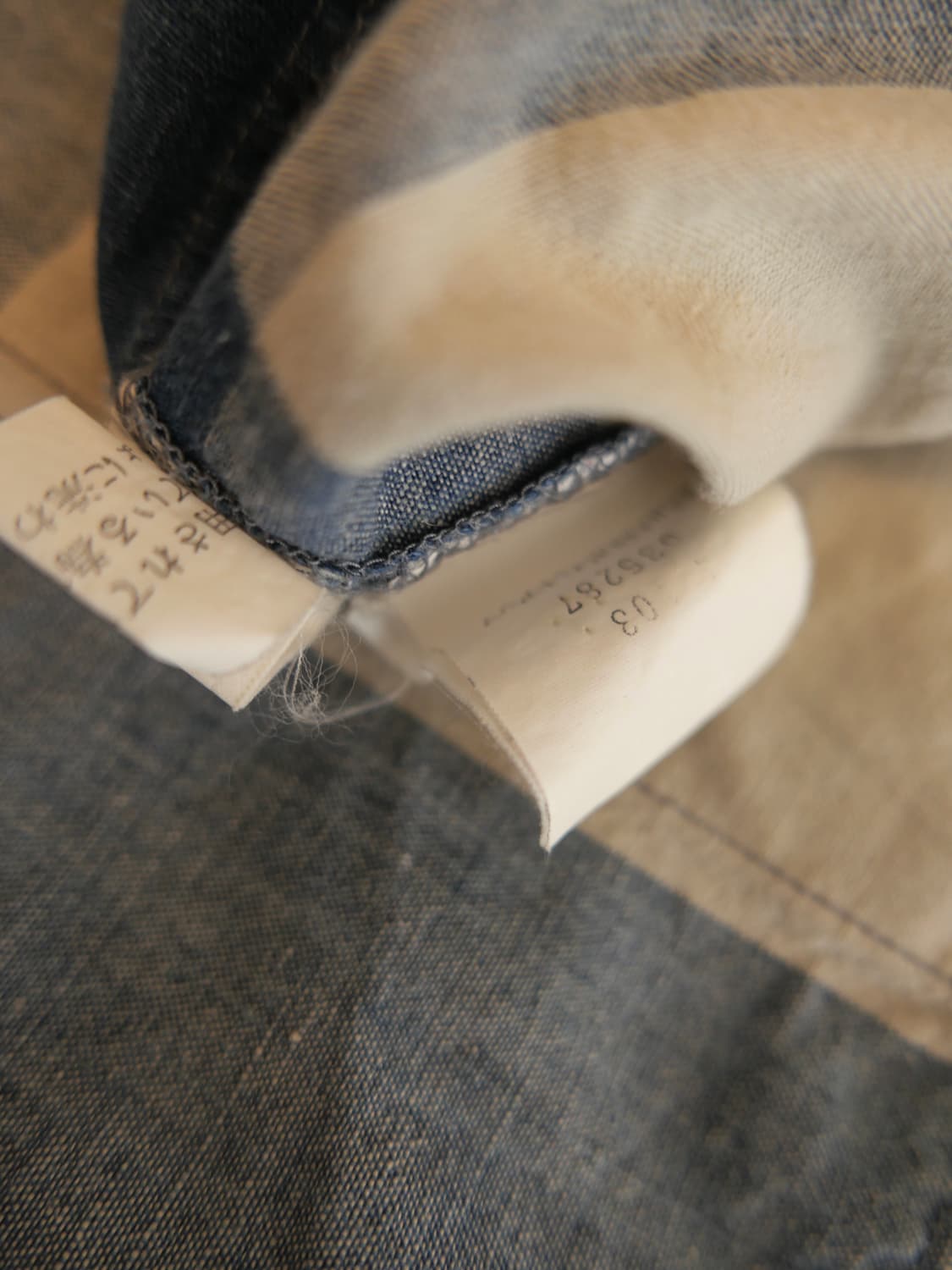 이세이미야케 hai 반팔 체크 셔츠 상품이미지5