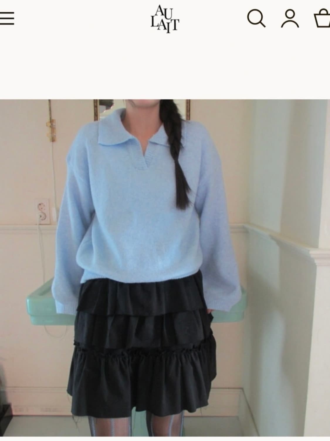 Au lait 루루스커트  상품이미지1