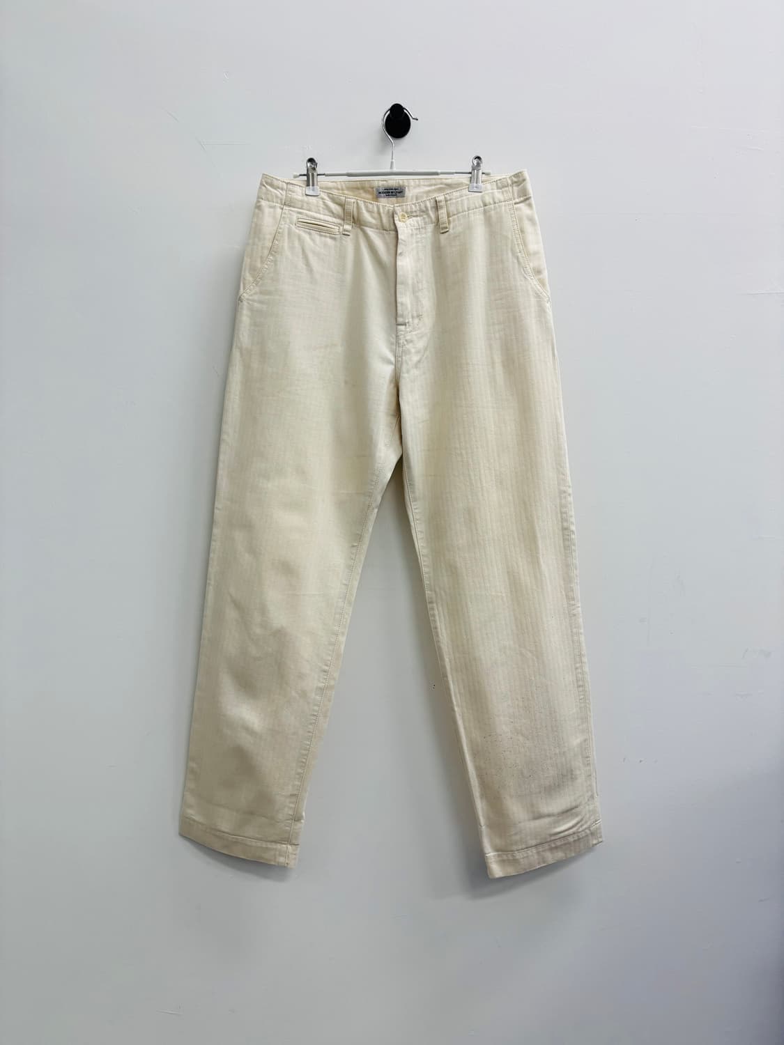 재팬 블루 진 모던 밀리터리 헤링본 치노 팬츠 상품이미지1