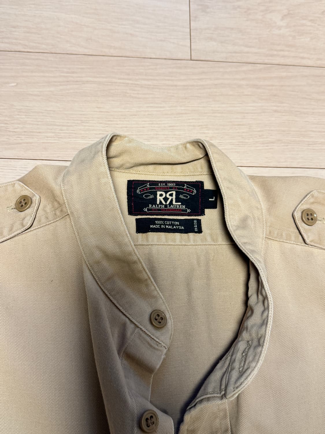 Rrl 더블알엘 차이나카라 셔츠Rrl 더블알엘 차이나카라 셔츠 상품이미지2