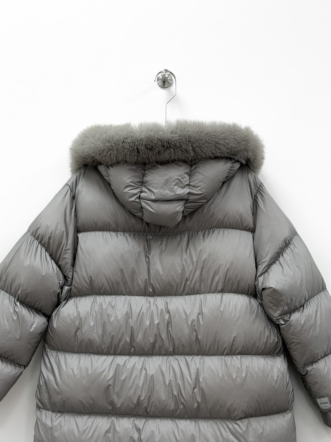 막스마라 더 큐브 라쿤 퍼 트리밍 롱 다운 패딩 코트 상품이미지4