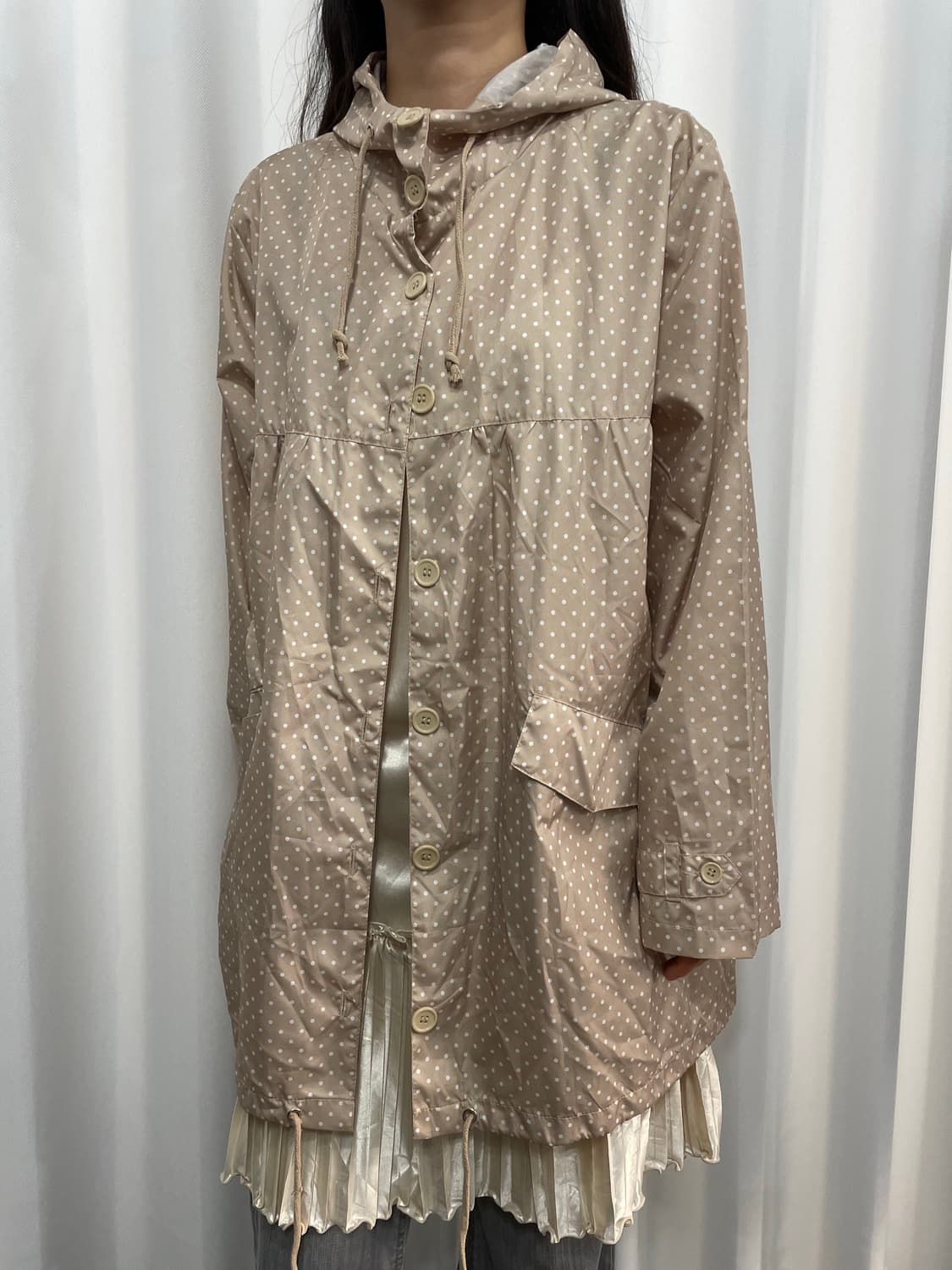 dot hood jacket 상품이미지1