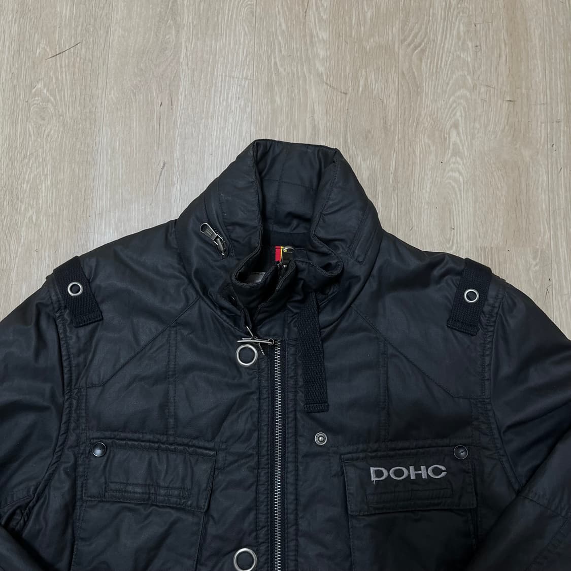 DOHC 포켓 야상 점퍼 자켓 블랙 M(95) 상품이미지4