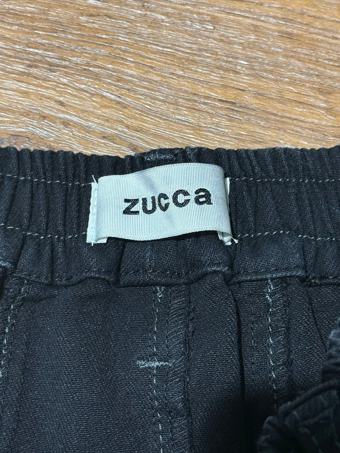 주카 블랙 와이드 사루엘 코튼 팬츠 상품이미지7