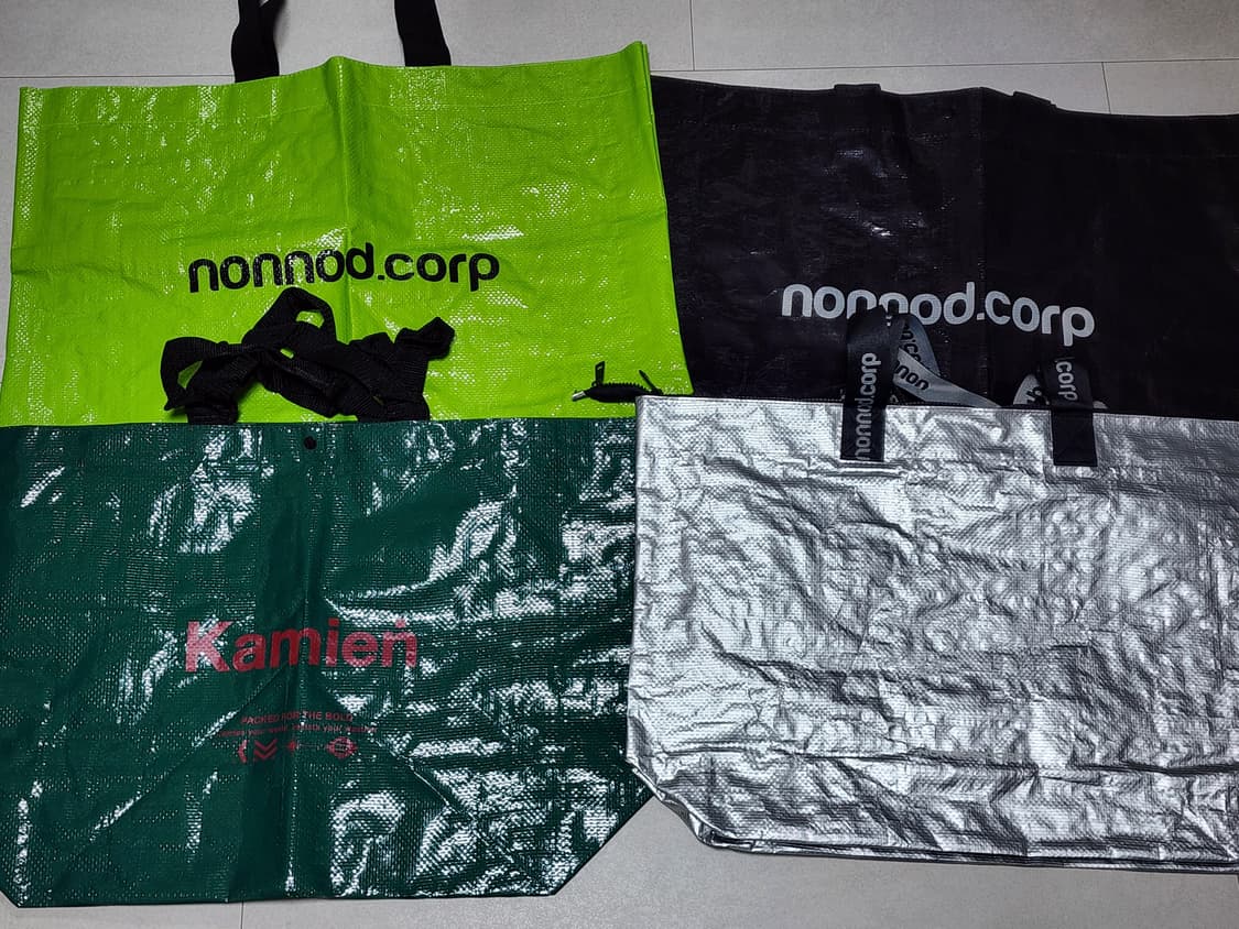 논노드 카미엔 타포린백 쇼퍼백 쇼핑백 상품이미지1