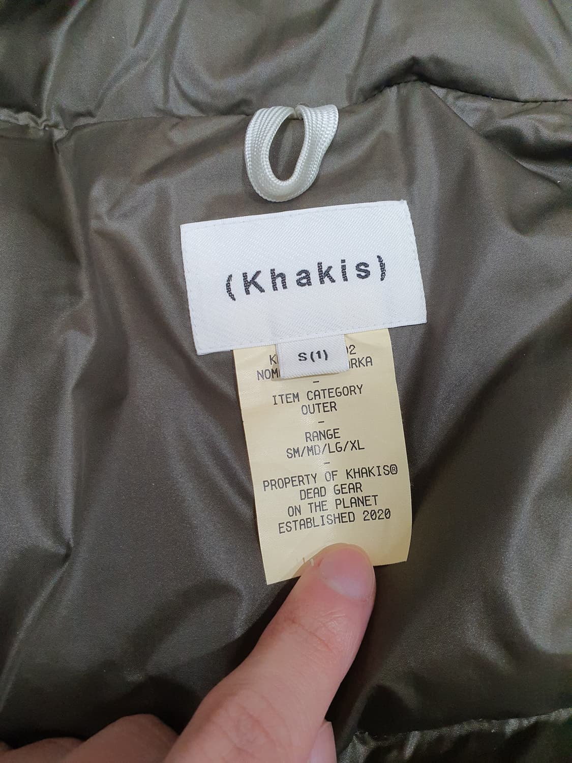 카키스 노마드 구스 다운 파카 브라운 khakis 상품이미지5