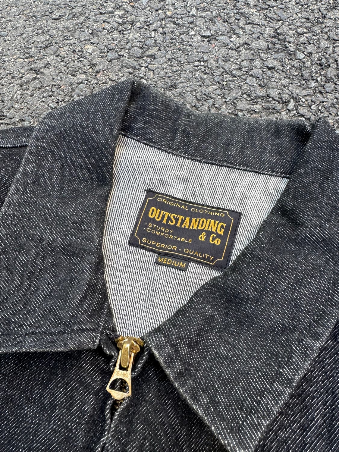 아웃 스탠딩 흑청데님 스포츠 자켓 상품이미지3