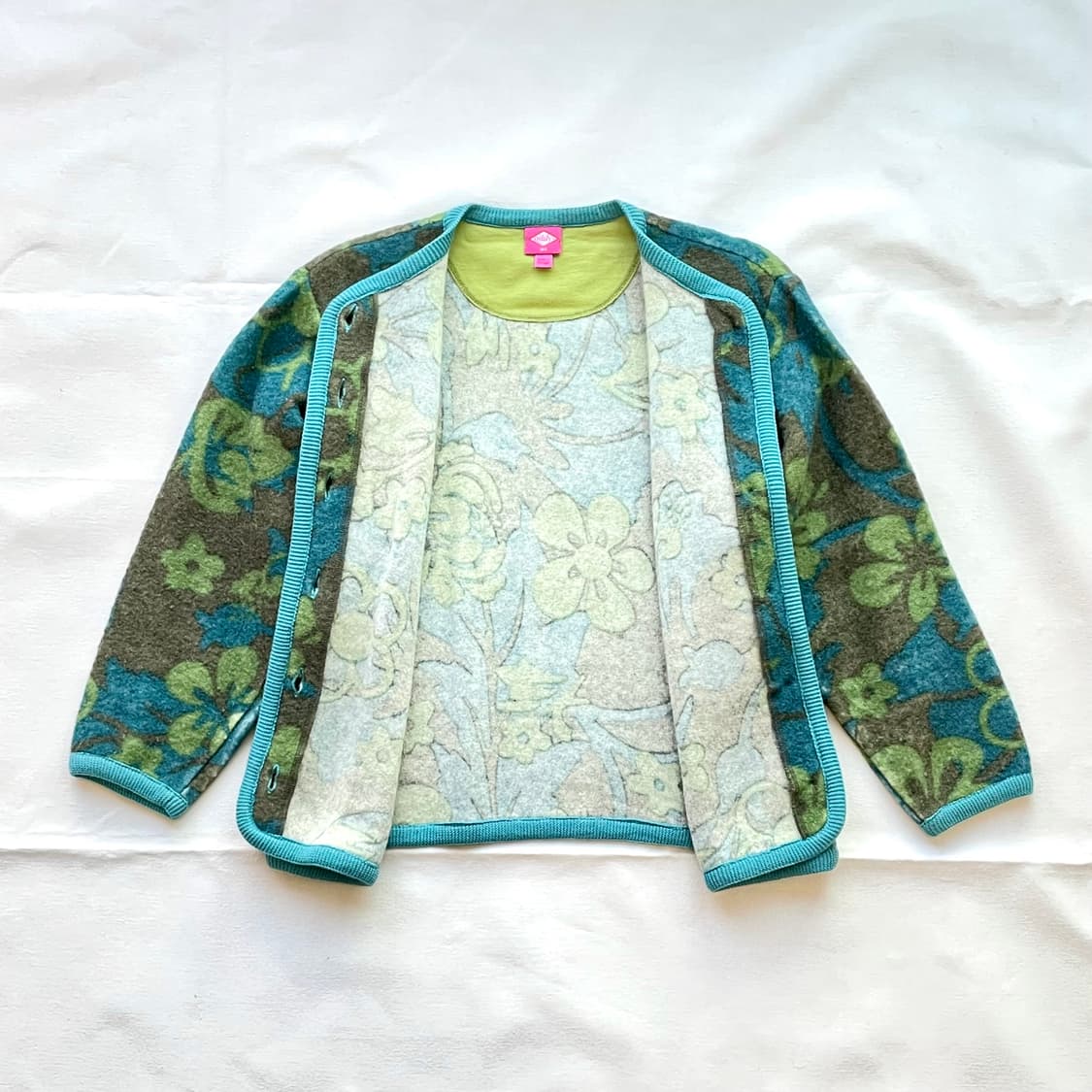 오일릴리 OILILY 플라워 패턴 울 가디건 자켓 스웨터 니트 상품이미지4