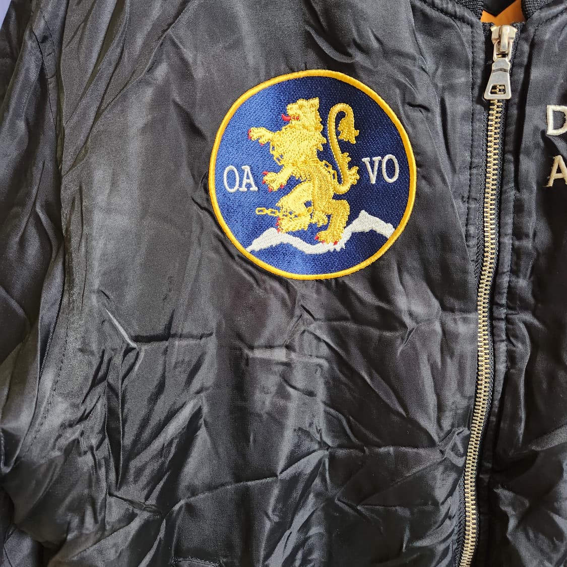 Old&all 항공점퍼 L사이즈 블랙 상품이미지5