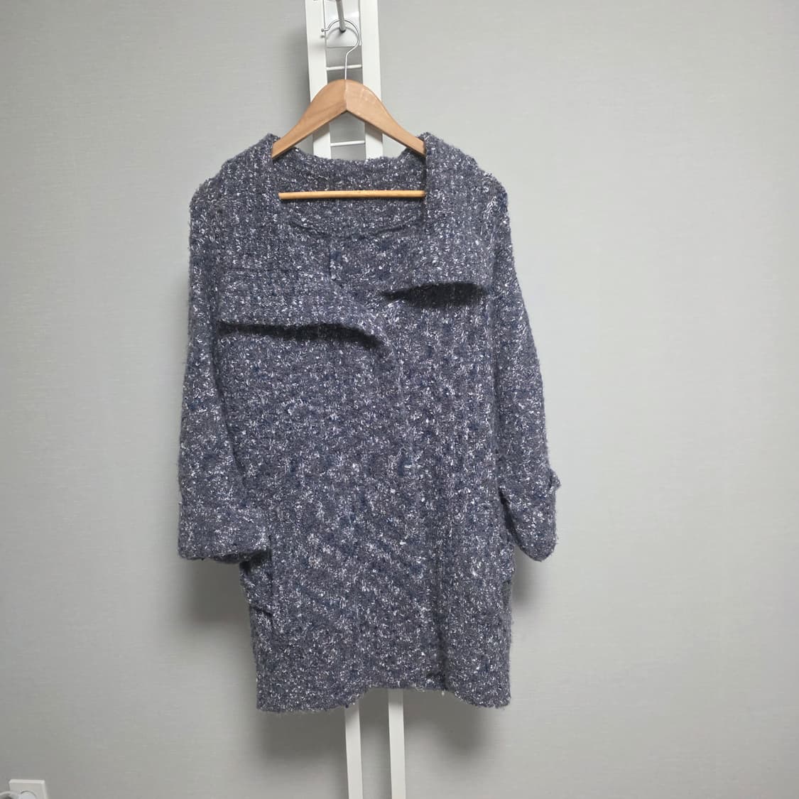 모조에스핀 니트 롱 가디건 믹스 컬러 상품이미지1