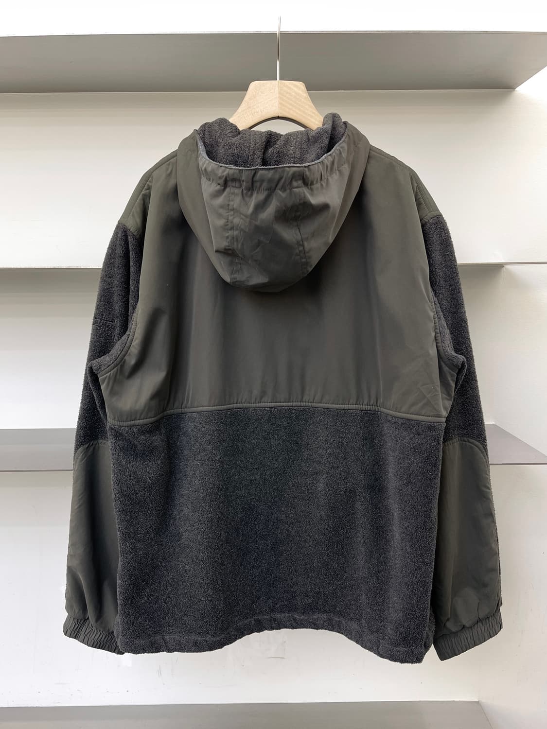 스투시 2000s 스탁 로고 후드 플리스 자켓 상품이미지3