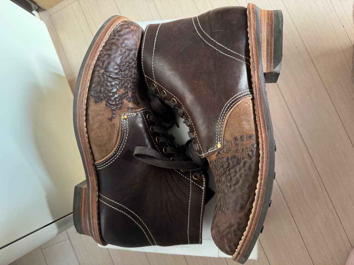 [M11] 비즈빔 22aw 브리가디어 부츠 다크브라운 상품이미지2