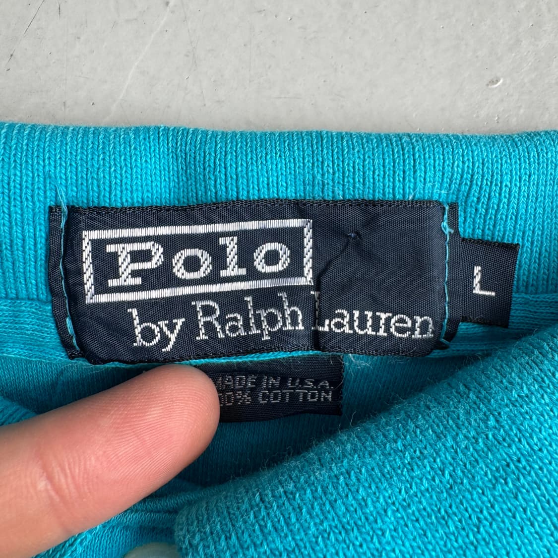 폴로 포니 PK 카라 반팔 티셔츠 민트 상품이미지5