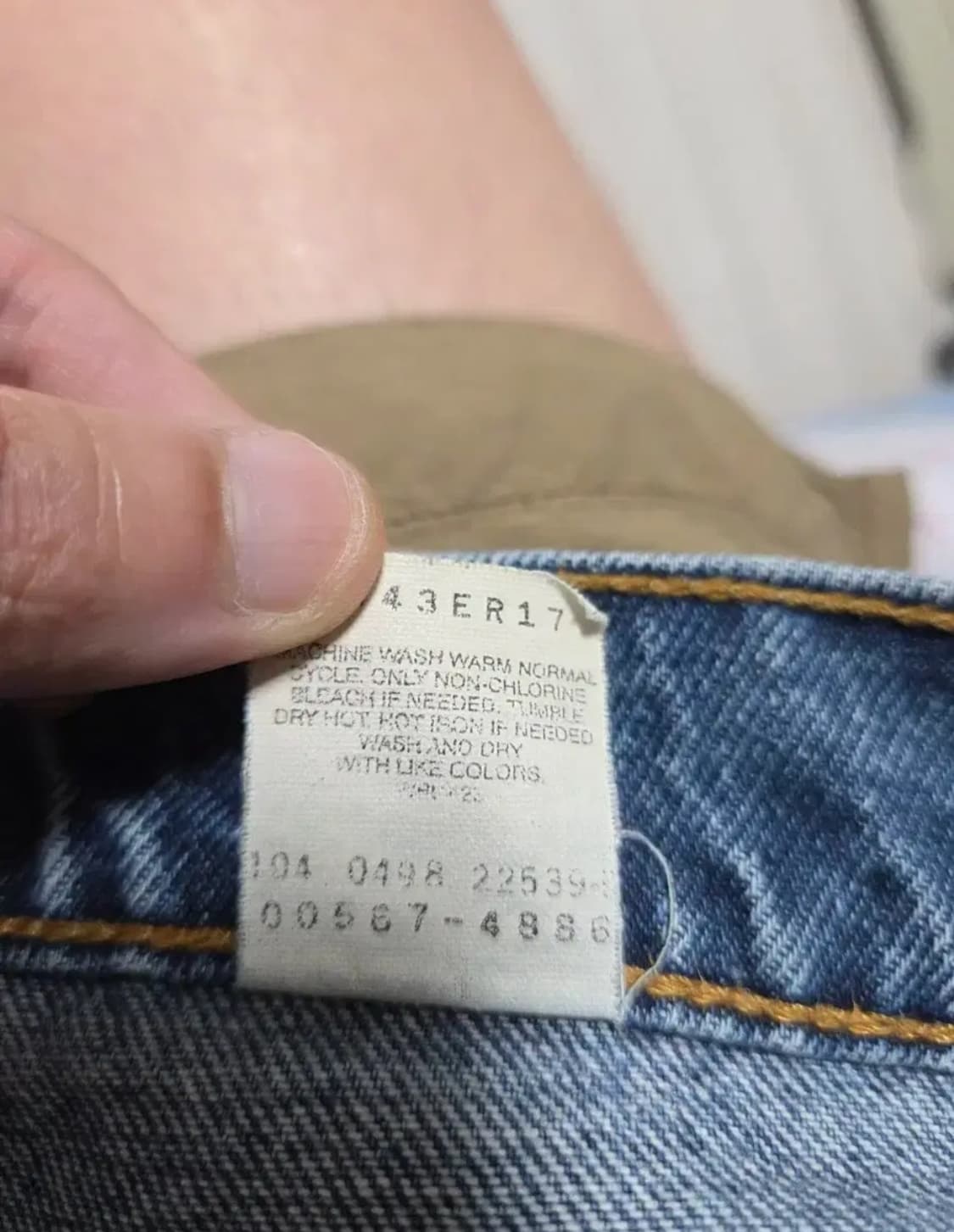 90s 리바이스 567 33사이즈 상품이미지4