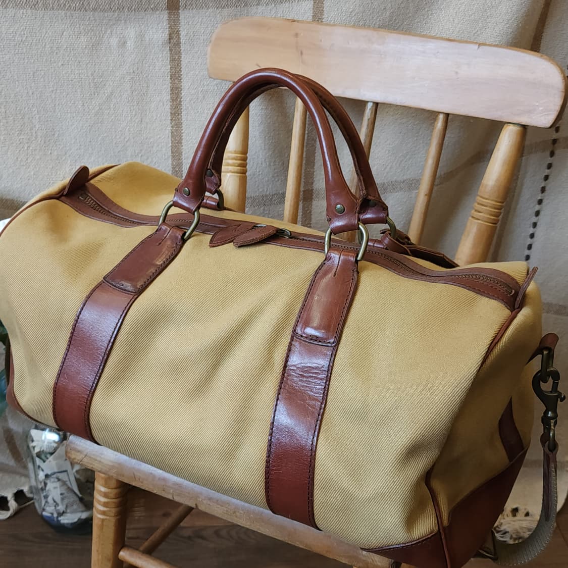 폴로 캔버스 레더 트레블백 보스턴백 상품이미지4