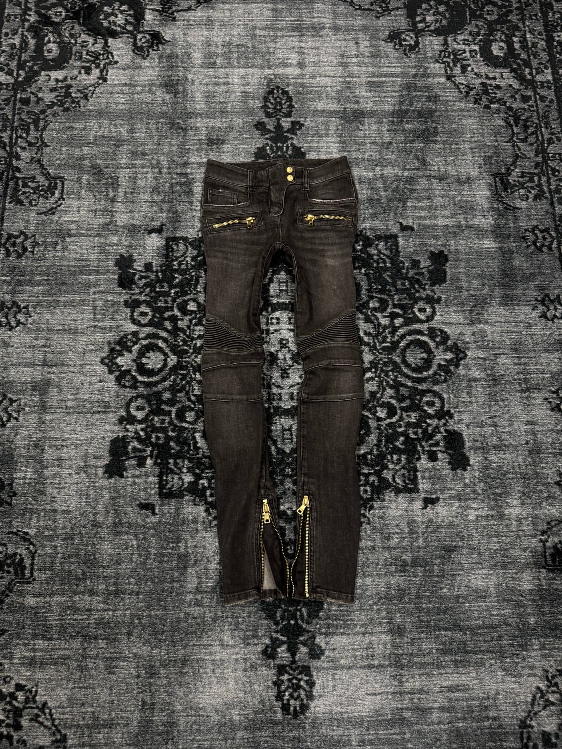 Balmain 16ss zipper slim biker pants 상품이미지2