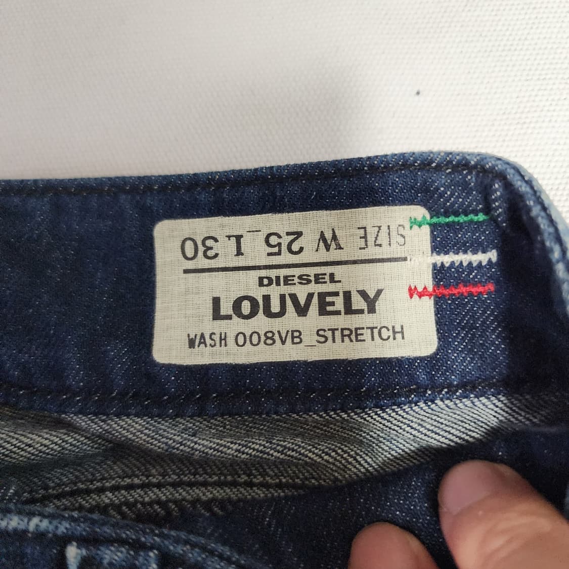 디젤 빈티지 Louvely 워시드 세미 부츠컷 와이드 팬츠 상품이미지8