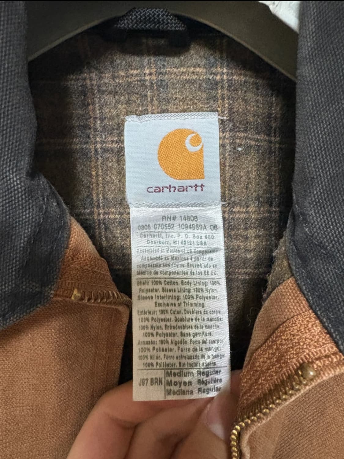 칼하트 J97 BRN (M) 상품이미지3