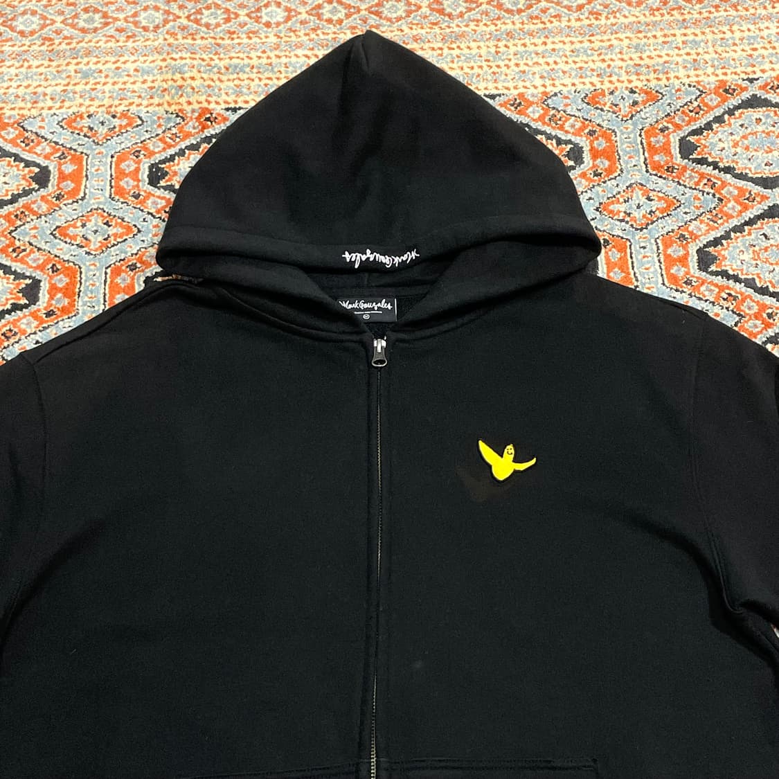 마크곤잘레스 시그니처로고 블랙 오버핏 후드집업 남성M 상품이미지2